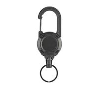 Porte-clés rétractable en Acier Robuste | Porte-clés rétractable | Coque en ABS/câble métallique Extensible - Porte-Badge de Travail - pour Lampe de Culture - Attaches