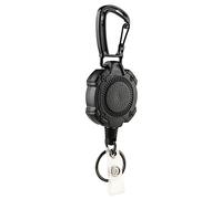 Porte-Clés Rétractable En Métal Anti-Vol,Facile À Tirer,Artificiel Astique,Anti-Perte,Yoyo,Passe De Ski,Carte D'identité,1 Pièce