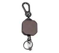 Porte-clés Rétractable - Extendeur de Porte-clés avec Chaîne | Clip À Badge Rétractable - pour Navette Quotidienne Randonnée Voyage Extérieur Pêche Sport Événement Chantier Entrepôt