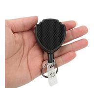 Porte-clés Rétractable Extérieur avec Corde à Clip Arrière Résistant à l'usure Porte-clés Anti-vol Extensible à Rebond élevé