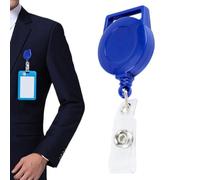 Porte-clés rétractable - Porte-badge pour carte d'identité, lisse et résistant à l'usure, porte-badge élastique | Fournitures portables pour les travailleurs, les étudiants, le personnel de sécurité e
