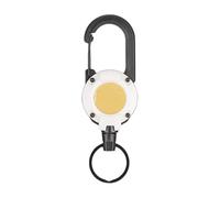 Porte-clés rétractable - Porte-cartes d'identité tactique de 60cm, polyvalent | Cordon rétractables en acier ABS haute résistance avec câble métallique robuste, enrouleur de badge rétractable pour act