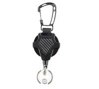 Porte-clés rétractable - Porte-clés avec clip de ceinture, design compact et moderne | Porte-badge avec clip de ceinture, organiseur de porte-clés rétractable robuste, porte-clés sécurisé pour un