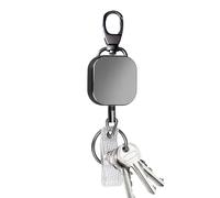 Porte-clés rétractable, porte-clés rétractable | Porte-clé de ceinture,Porte-badge robuste, porte-badge porte-badge pour enrouleur, porte-clés portable pour utilisation en extérieur