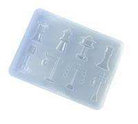 Porte-clés réutilisable en forme de lampadaire pour pendentif fait à la main