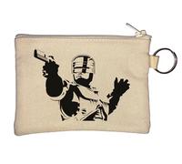 Porte-clés Robot Police Beige