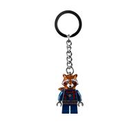 LEGO Marvel Superheroes Rocket Raccoon Mini-figurine Porte-clés 854296, marron, S