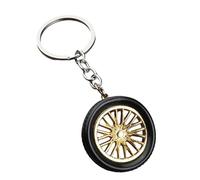 Porte-clés Roue | Charm Sac à Dos Pendentif Porte-Clés Pneu,Accessoire de Collection Léger Réaliste pour Passionnés d'Automobile pour Fitness École Courses Voyage et Trajet