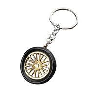 Porte-clés Roue - Charm Sac à Dos Pendentif Porte-Clés Pneu | Accessoire de Collection Léger Réaliste pour Passionnés d'Automobile pour Fitness École Courses Voyage et Trajet