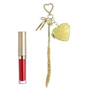 Porte-Clés Rouge À Lèvres | Pochette De Rangement En Filet,Porte-Rouge À Lèvres Avec Miroir | Pour Sac Portefeuille Salle De Sport Bureau Activités Extérieures Trajet, B, Se référer à la description