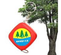 Porte-clés ruban à mesurer - Ruban à mesurer pour arbre à règle rétractable | Mini ruban à en acier de haute précision avec porte-clés pour les outils de jardinage de la circonférence de l'arb