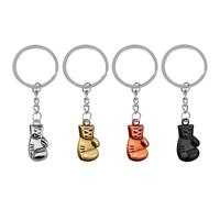 Porte-Clés S De Boxe 4 Pièces, Porte-Clés Créatifs Personnalisés, Porte-Clés en Métal, Porte-Clés Mode, Porte-Clés Cadeaux