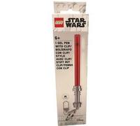 IQ Porte-clés sabre laser LEGO Star Wars – Stylo gel avec clip – Rouge