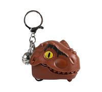 Porte-clés sac à dos - Pendentif dinosaure de Noël, mini accessoire drôle de dessin animé | porte-clés pour sac à main, portefeuille, rétroviseur, sac de téléphone, cam, marron, riferimento