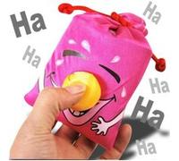 Porte-clés sac émetteur de rires vert