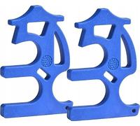 Porte-clés sans contact Ouvre-porte Lot de 2 bleu