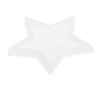 Porte-clés semi-stéréoscopique en forme d'étoile à cinq branches en silicone - Forme époxy - Ornements - Pendentifs - Moule artisanal pour la Saint-Valentin - Moules pour dessous de verre en résine
