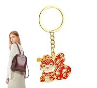 Porte-clés serpent 2025, porte-clés chinois souvenir 2025 | Porte-clés chinois souvenir de l'année pour homme, femme, enfant, Serpent Fu Bao, Refer to description