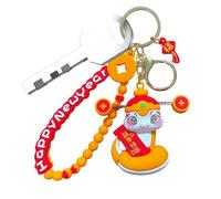 Porte-clés serpent du Nouvel An | Ornement classique de sac à dos de l'année du serpent - Porte-clés Année du serpent 2025, Ute Cartoon Snake Year Porte-clés ornement de sac à dos de voiture, Happy