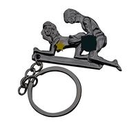 Porte-clés Sexy adulte forme différente porte clés sexe érotique pour petite et petit Couple amour jeu porte clés Ma Cas Anime Porte-clés (C, One Size)