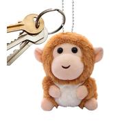 Porte-clés singe en peluche, porte-clés à collectionner portable et amusant | Peluche douce de singe pour | pour sacs à dos, sacs, housses de téléphone portable, famille, amis, , filles