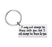 Porte-clés « Sister Long Distance Relationship » « I May Not Always Be There with You » pour petit ami ou petite amie, Porte-clés., Medium