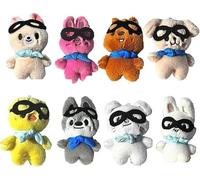 Porte-clés SKZ, Nouveaux modèles 2026 mignons pendentifs animaux Stray K, Cadeaux de Noël et d’anniversaire pour fans(Bomber(10cm))