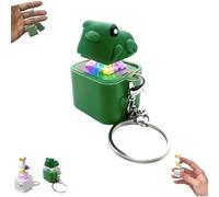 Porte-clés sonore « Mine de la mouette », Porte-clés « Mine de la mouette » Clicker anti-stress rechargeable avec son réaliste et lumière LED, Jouet de bureau interactif anti-stress (B*1)