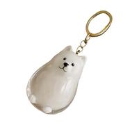 Porte-clés souvenir en poils de chien, breloque transparente pour collectionneur d'animaux domestiques, accessoire pour sac à main, sac à main, voiture, voyage, usage quotidien par les femmes, les