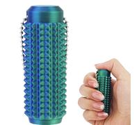 Porte-Clés Spiky Grippie Stim, Jouet Anti-Douleur Jouet Sensoriel à Pointes Fantaisie pour la Relaxation et la Concentration (Bleu-Vert)