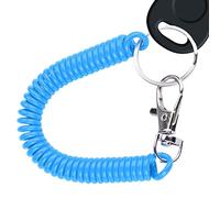 Porte-clés Spirale,Longe à Bobine avec Clip | Lanière de Bobine en Spirale Longue, Porte-clés Anti-Perte pour élastique, Taille réglable Flexible de