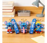 Porte-clés Stitch Disney, souris, anime, Lilo Stitch, pendentif, porte-clés, porte-clés de dessin animé, chaîne de porte-clés, pendentif de voiture, jouets pour enfants, cadeaux Drawing-42