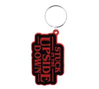 Porte-clés - Stranger Things - Stuck In The Upside Down - Métal - Noir - Adulte/Mixte