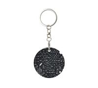 Porte-Clés Tableau chimie, Chaîne De Clés Métal Porte Clef Keychain pour Femme Hommes