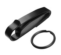 Porte-clés tactique furtif spécial pour la police et les pompiers, ceinture de travail, double face à libération rapide avec porte-clés détachable (5,7 cm max)