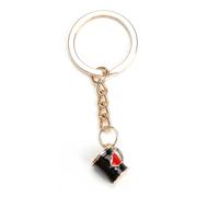 Porte-clés tasse à café mignon, cadeau pour femme, cadeau d'anniversaire d'amie, motif tasse à café noire en forme de cœur, doux