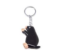 Porte-clés taupe, Noir , 11 cm
