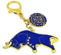 Porte Clés Taureau de la Richesse Suprême - Porte clés Feng Shui - Amulettes Feng Shui - Talisman Feng Shui - Porte clés porte bonheur - Protection Feng Shui