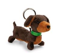 NICI Porte-clés Teckel 10 cm – Brun – Compagnon fidèle pour sac à dos et poche