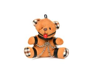 Porte-clés Teddy Bear bâillonné