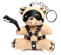 Porte-clés Teddy Bear BDSM avec martinet