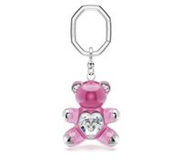 Porte-clés Teddy, Ours, Rose, Métal rhodié OS