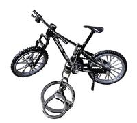 Porte-clés tendance avec pendentif en forme de vélo - Pratique - Chaîne de téléphone - Ornements de bijoux - Accessoire créatif pour vélo, Noir , taille unique