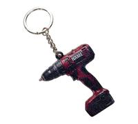Porte-clés tendance en acrylique robuste sur le thème de l'ophtalmologie, idéal pour les collectionneurs d'outils et les fans d'artisanat pour un usage quotidien, Rouge, taille unique