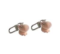 Porte-clés tendance en alpagas ludiques à partir de matériaux en résine robuste portable pour personnaliser les accessoires porte-clés pour ventilateur portable