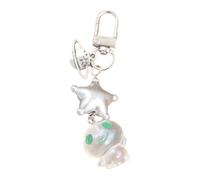 Porte-clés tendance planète poupée extraterrestre qui brille dans le, breloque de téléphone, pendentif mignon et amusant, pour filles, charme de téléphone portable
