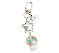 Porte-clés tendance planète poupée extraterrestre qui brille dans le, breloque de téléphone, pendentif mignon et amusant, pour filles, charme de téléphone portable