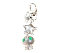 Porte-clés tendance planète poupée extraterrestre qui brille dans le, breloque de téléphone, pendentif mignon et amusant, pour filles, charme de téléphone portable