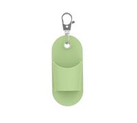 Porte-clés tendance pour baume à lèvres - Organisateur de cosmétiques portable - Utilisation quotidienne décontractée - Design élégant - Solution de rangement pour baume à lèvres, Vert, Taille unique
