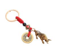 Porte-clés tendance sur le thème du zodiaque sur le thème du zodiaque avec des diamants élégants pour tous les âges et tous les styles, Zodiac Ox